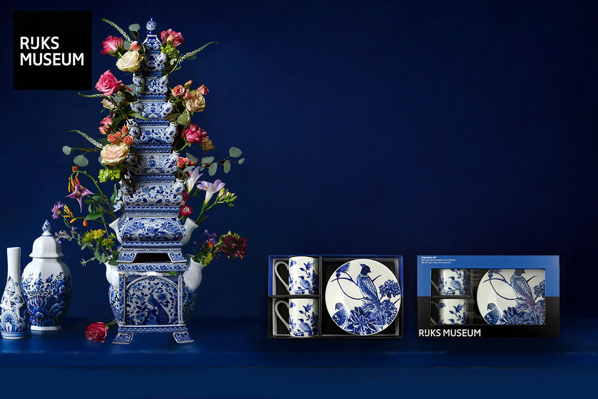 Explore the history of the Delft Blue artwork features in the Rijksmuseum collection.