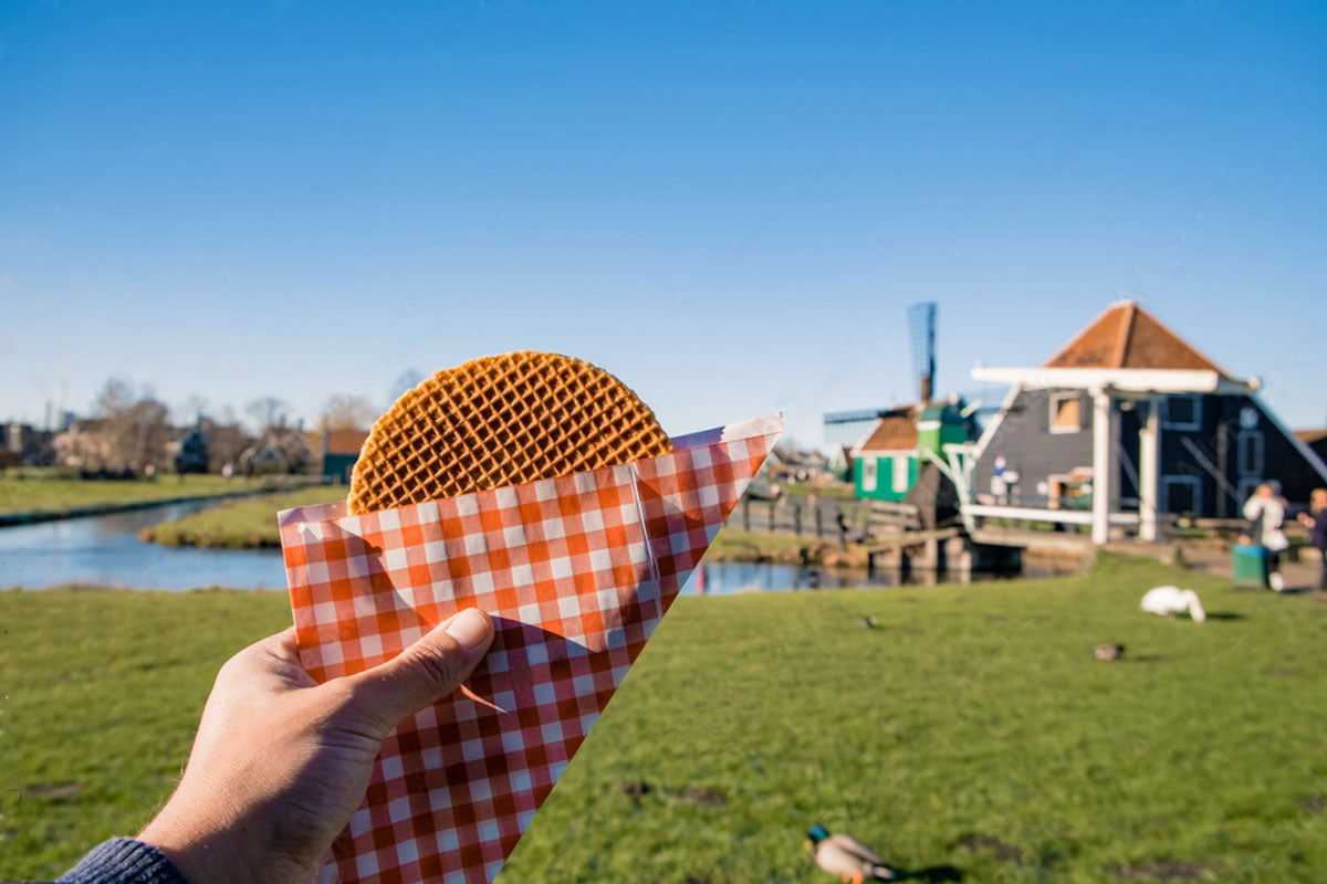 "The cherished Dutch Syrup Waffle delight."