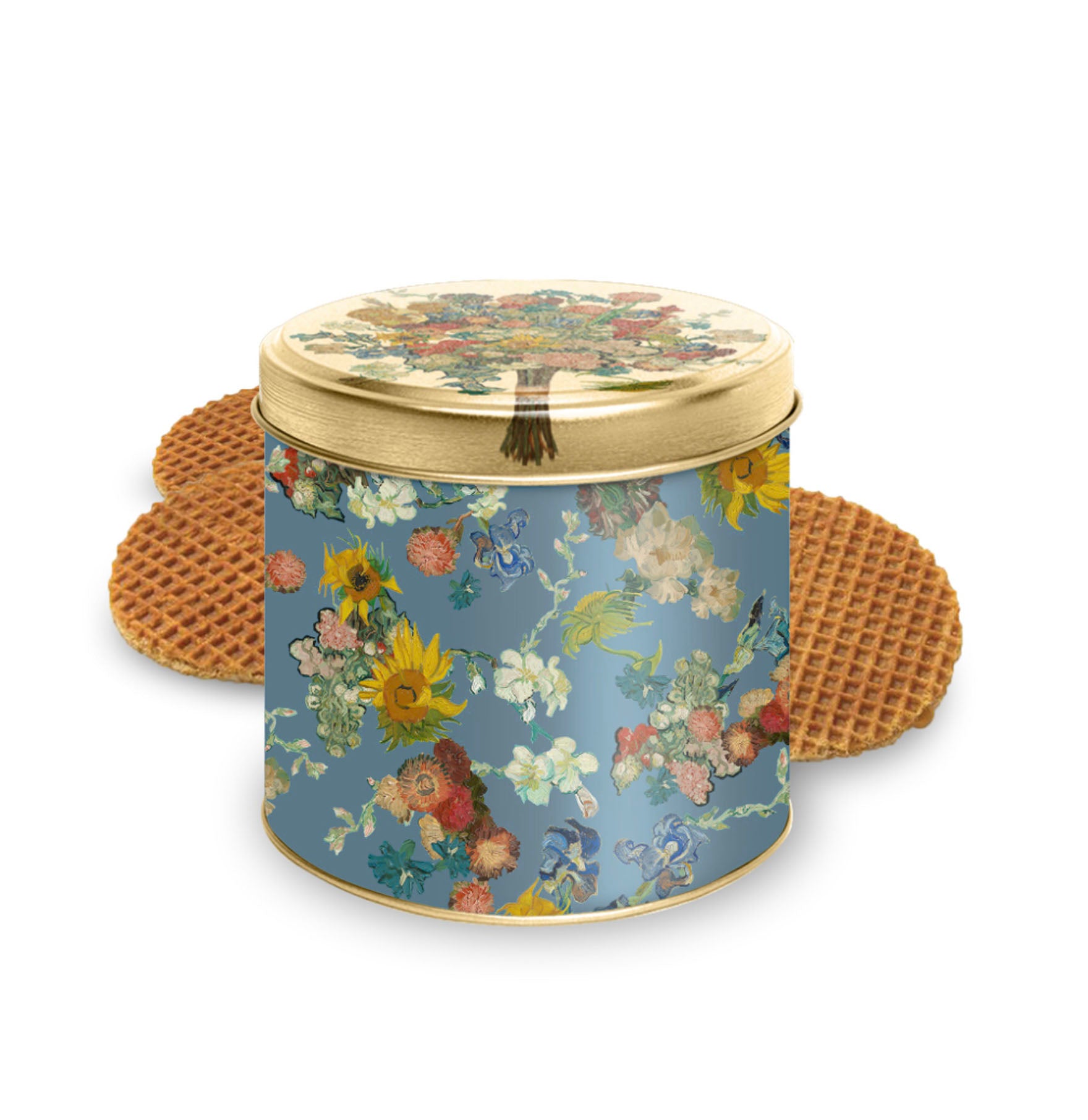 Shop Now! VAN GOGH MUSEUM 50 YEARS, Storage Tin with Syrup Waffles, Luxury Thermo Bottle Gift Set