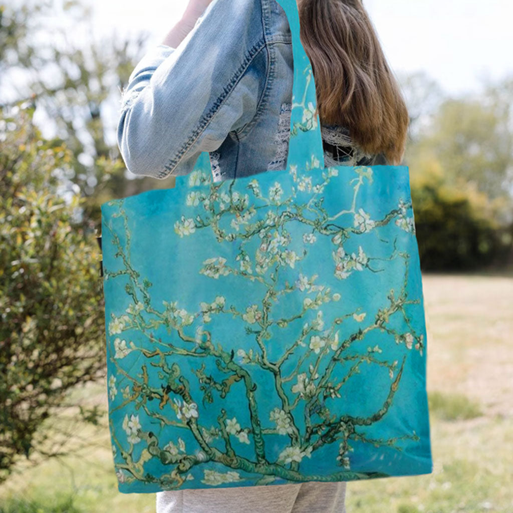 Van Gogh's, Almond Blossom, foldable shopping bag
