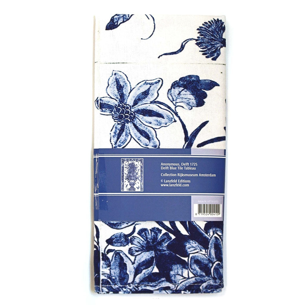 Shop now online for a 25% discount on our Dutch Delft Blue Tea Towel Set of  four, with one free - all from the Rijksmuseum collection Amsterdam. Crafted from 100% cotton, indulge in luxury and quality. A beautiful gift for your Loved Ones, friends or yourself! Worldwide Shipping!