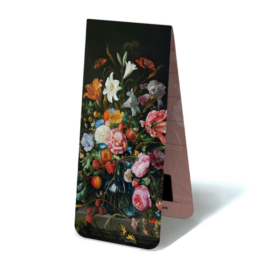 De Heem, Magnetic Bookmark with Still Life Flowers, Rijksmuseum Collection