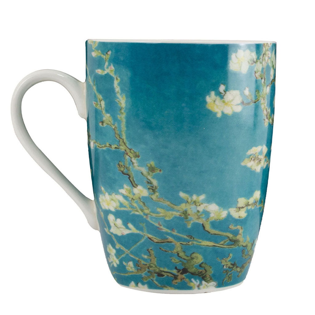 Shop now! "Elevate your indulgence – shop now for the extraordinary mug gift set, in sets of 2, 4, or 6,  from the Vincent van Gogh Museum, inspired by the iconic Almond Blossom painting by Vincent van Gogh. Perfect for Loved Ones, friends or yourself. Experience the artistic charm of Dutch museum-inspired gifts from the old masters. Enjoy Worldwide Shipping!"