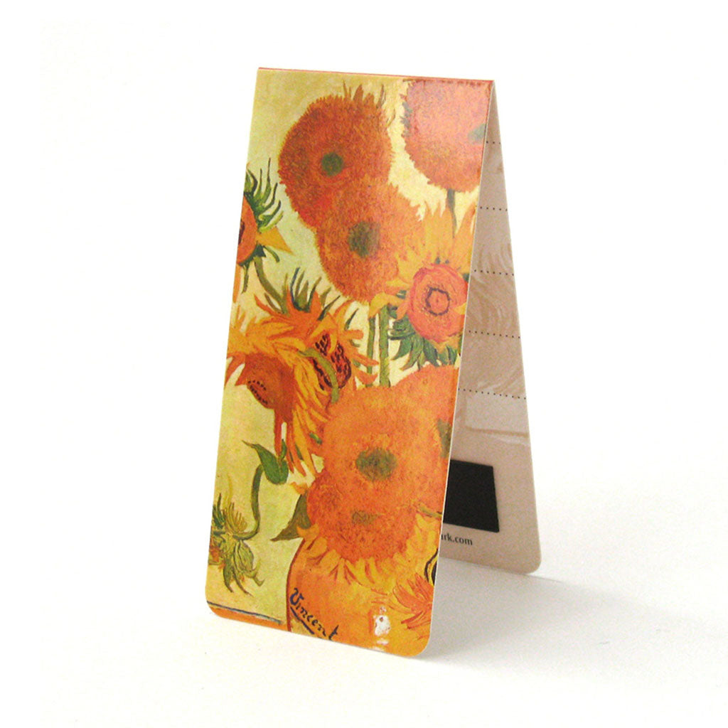 Shop Now! Holland's VAN GOGH Sunflowers Museum Souvenir Thermo Bottle Gift Set + Free Gift a Magnetic Bookmark!
